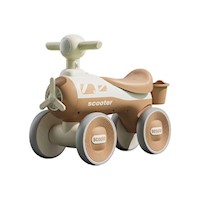 Scooter De Equilibrio Para Niños Coche De Paseo Sin Pedales - Marrón